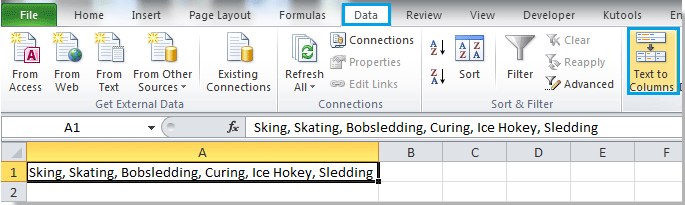 is there anything like text to rows in excel